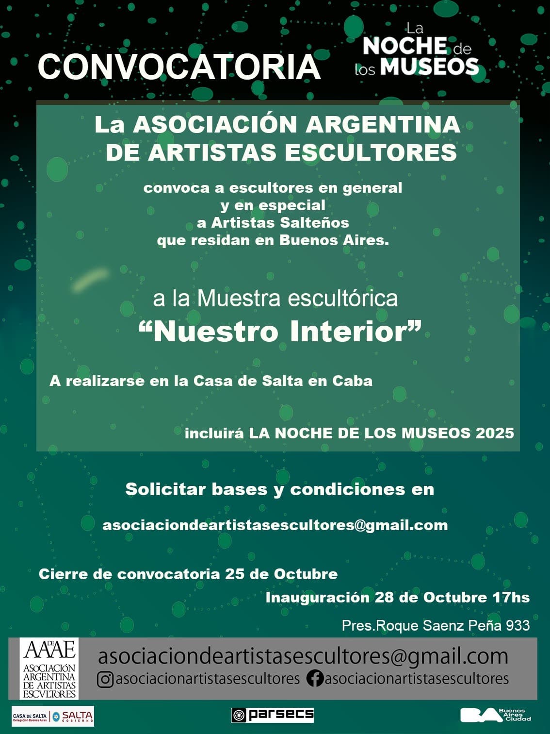 Flyer — Noche de los Museos en la Casa de Salta