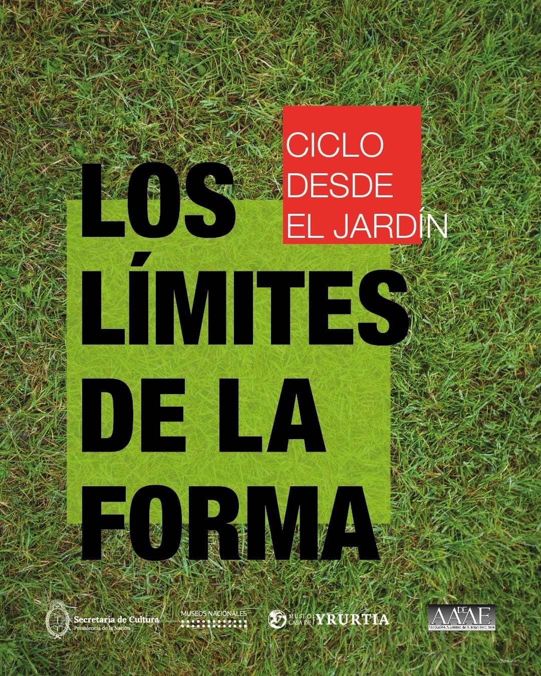 Flyer — Los Límites de la Forma — Museo Yrurtia