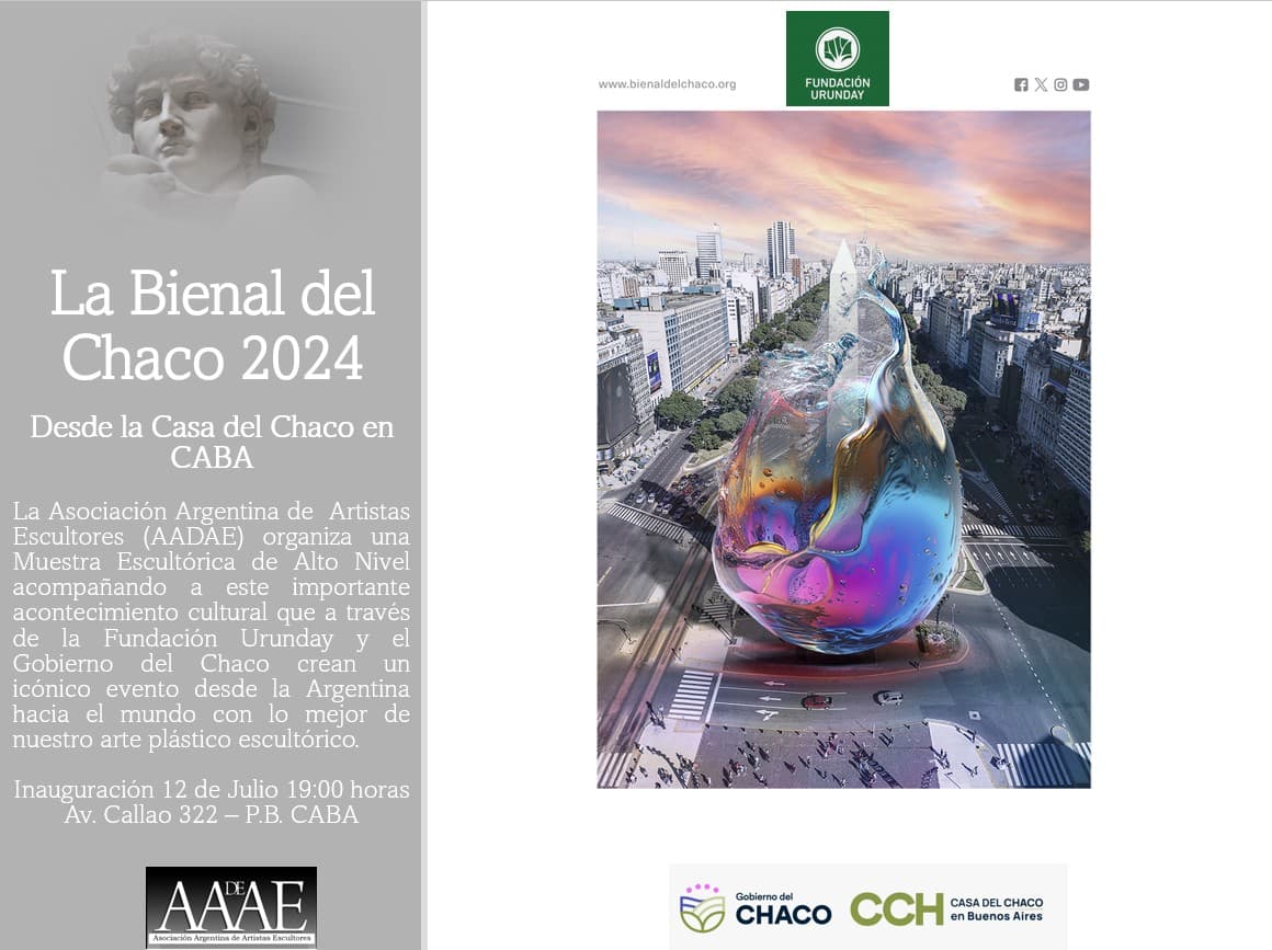 Flyer — Bienal del Chaco
